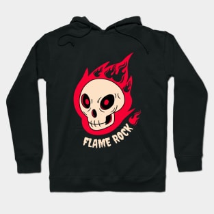 Skull Small / Flame Rock Strickers Hoodie